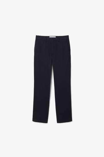 LACOSTE Stoffhose schwarzblau