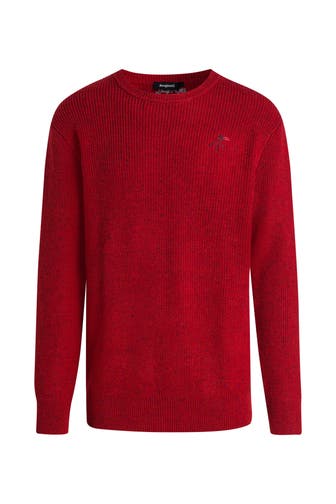 DESIGUAL Strickpullover dunkelrot