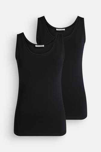 MARC O'POLO 2er-Pack Tops schwarz