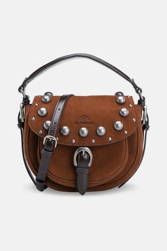 LA MARTINA Handtasche 'Bandoliera' dunkelbraun