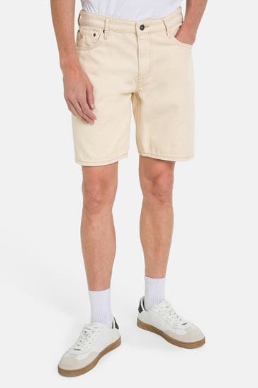 SUPERDRY Jeansshorts creme