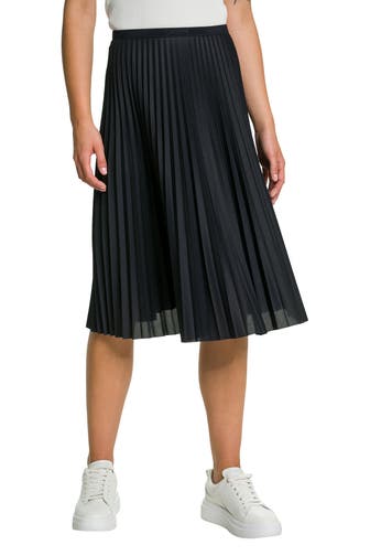 LACOSTE Plisseé-Rock schwarz