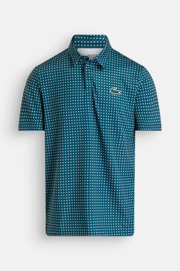 LACOSTE Funktions-Polo gemustert