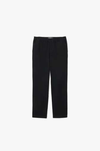 LACOSTE Stoffhose schwarz