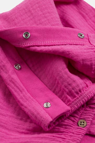 MAYORAL Set: T-Shirt und Latzhose pink