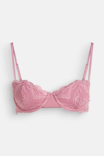 CK UNDERWEAR Balconet-BH dunkelrosa
