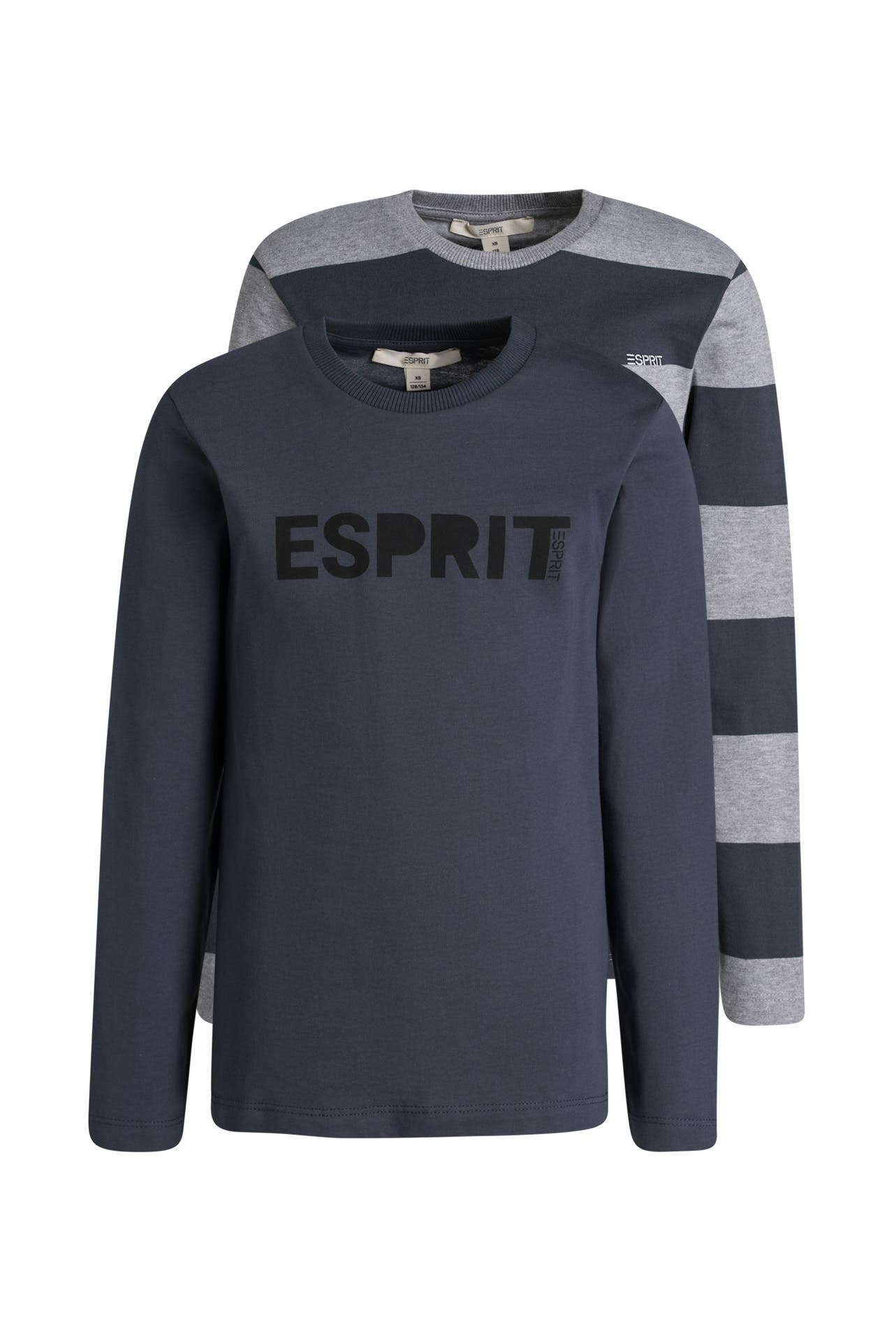 ESPRIT 2er-Pack Longsleeve zweifarbig, Bild 1
