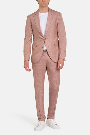 CINQUE Anzug 'Cidata Cibravo' ziegelrot