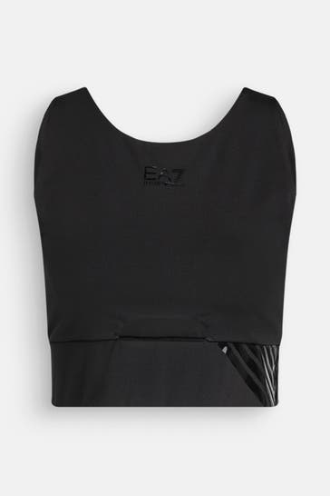 EA7 Sport-Bustier schwarz