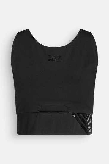 EA7 - Sport-Bustier schwarz