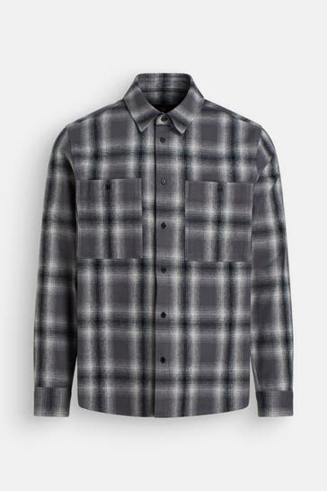 BELSTAFF Overshirt grau kariert