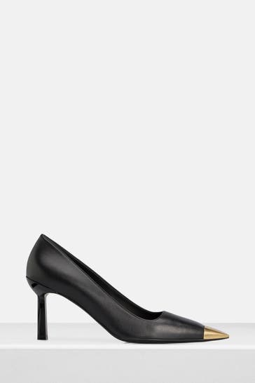 FERRAGAMO Pumps 'Amber 70 Agnello' schwarz
