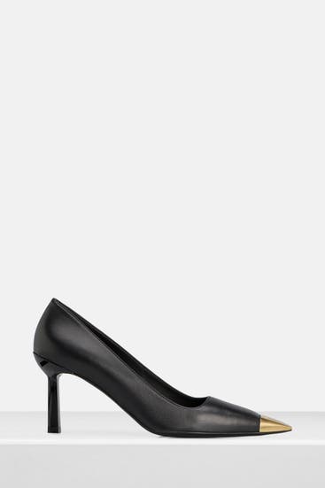 FERRAGAMO - Pumps 'Amber 70 Agnello' schwarz