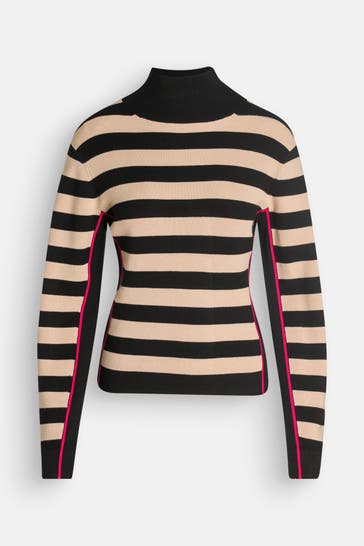 SPORTALM Rollkragenpullover gestreift