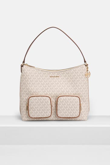 MICHAEL MICHAEL KORS Schultertasche 'Merritt' creme