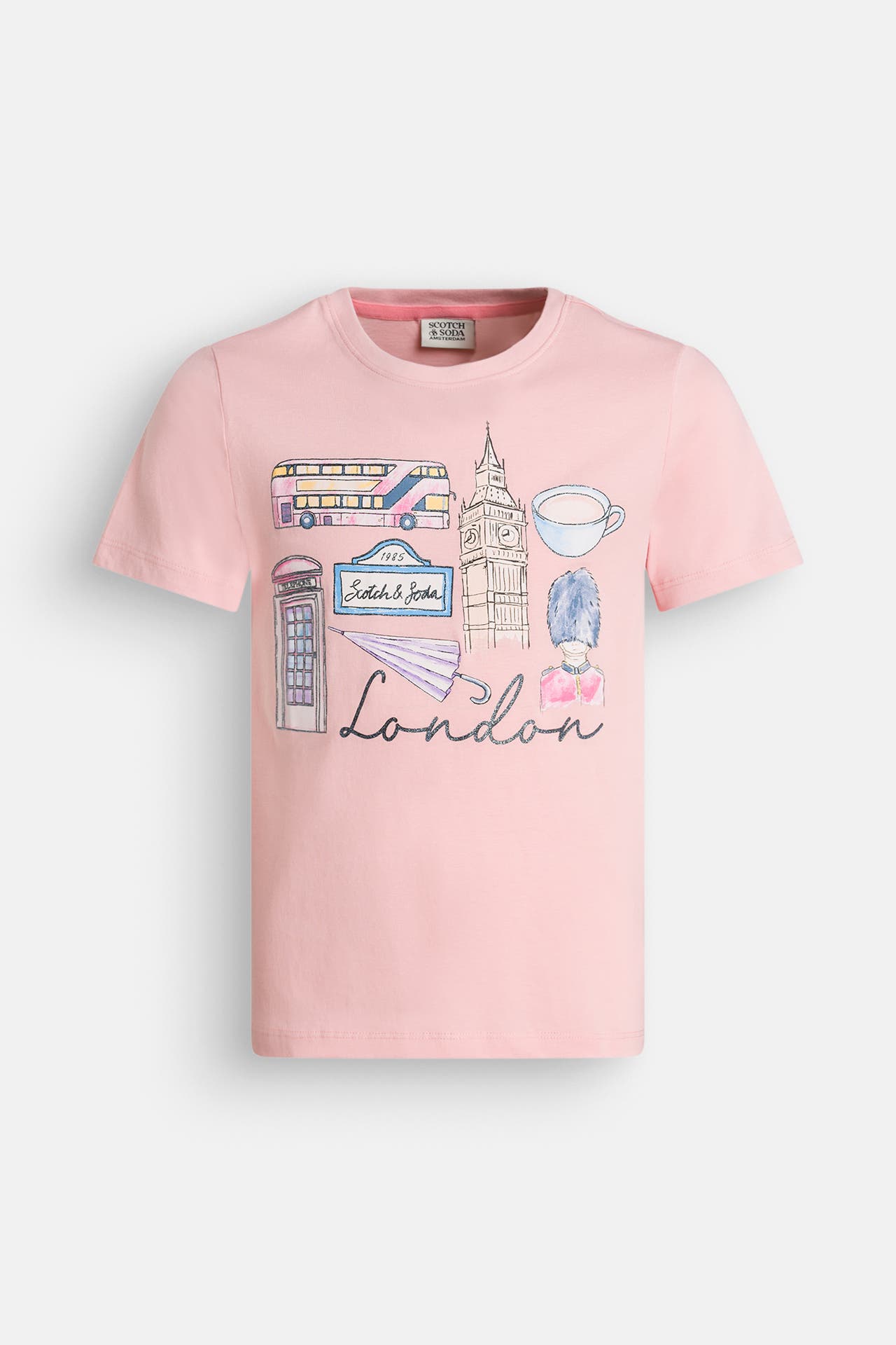 SCOTCH & SODA T-Shirt rosa, Bild 1