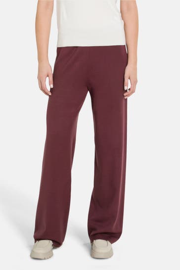 2NDDAY 'Martha' knitted trousers, burgundy