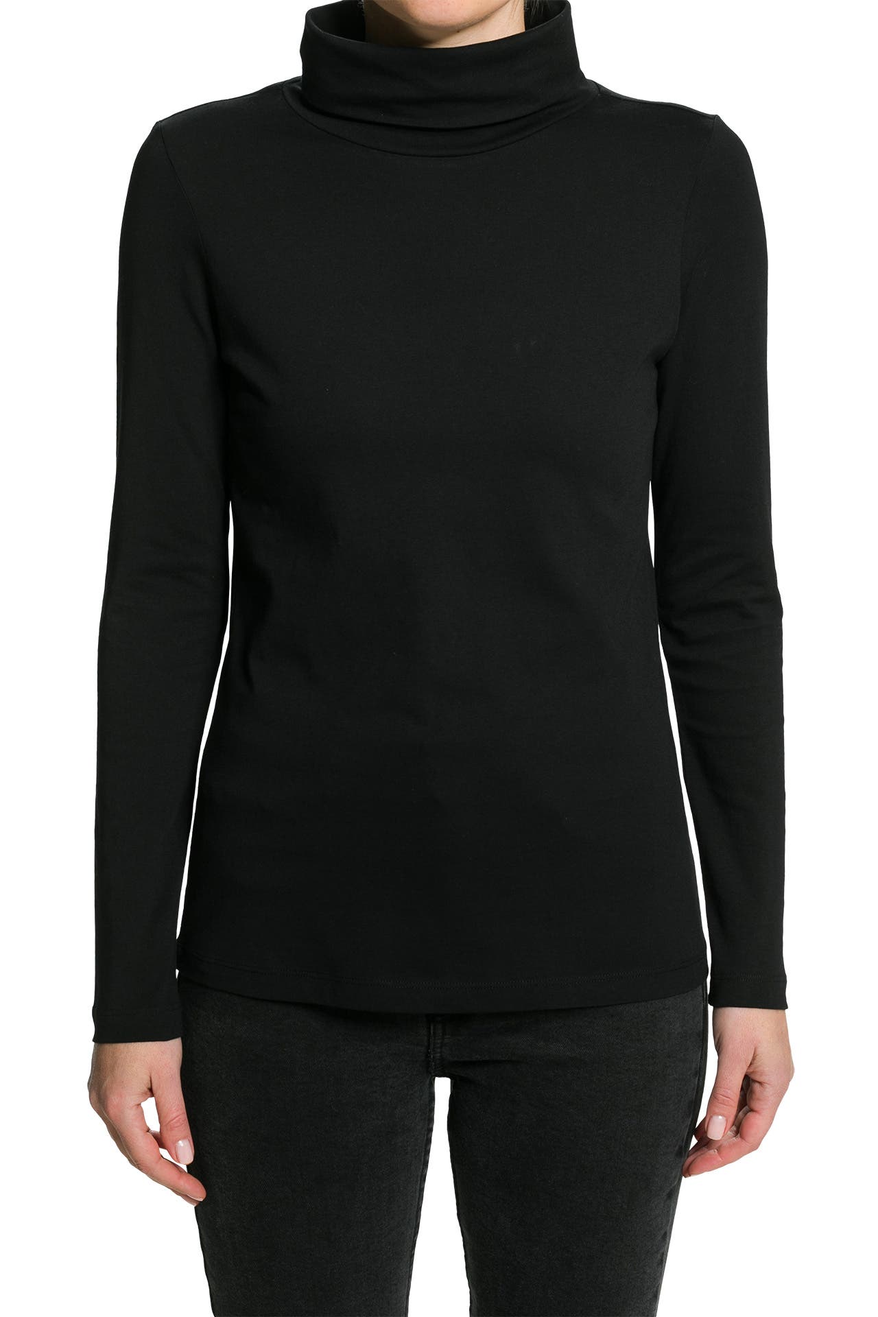 MARC O'POLO Rollkragenshirt schwarz, Bild 1