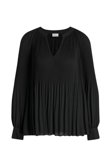 S.OLIVER BLACK LABEL Blusenshirt schwarz