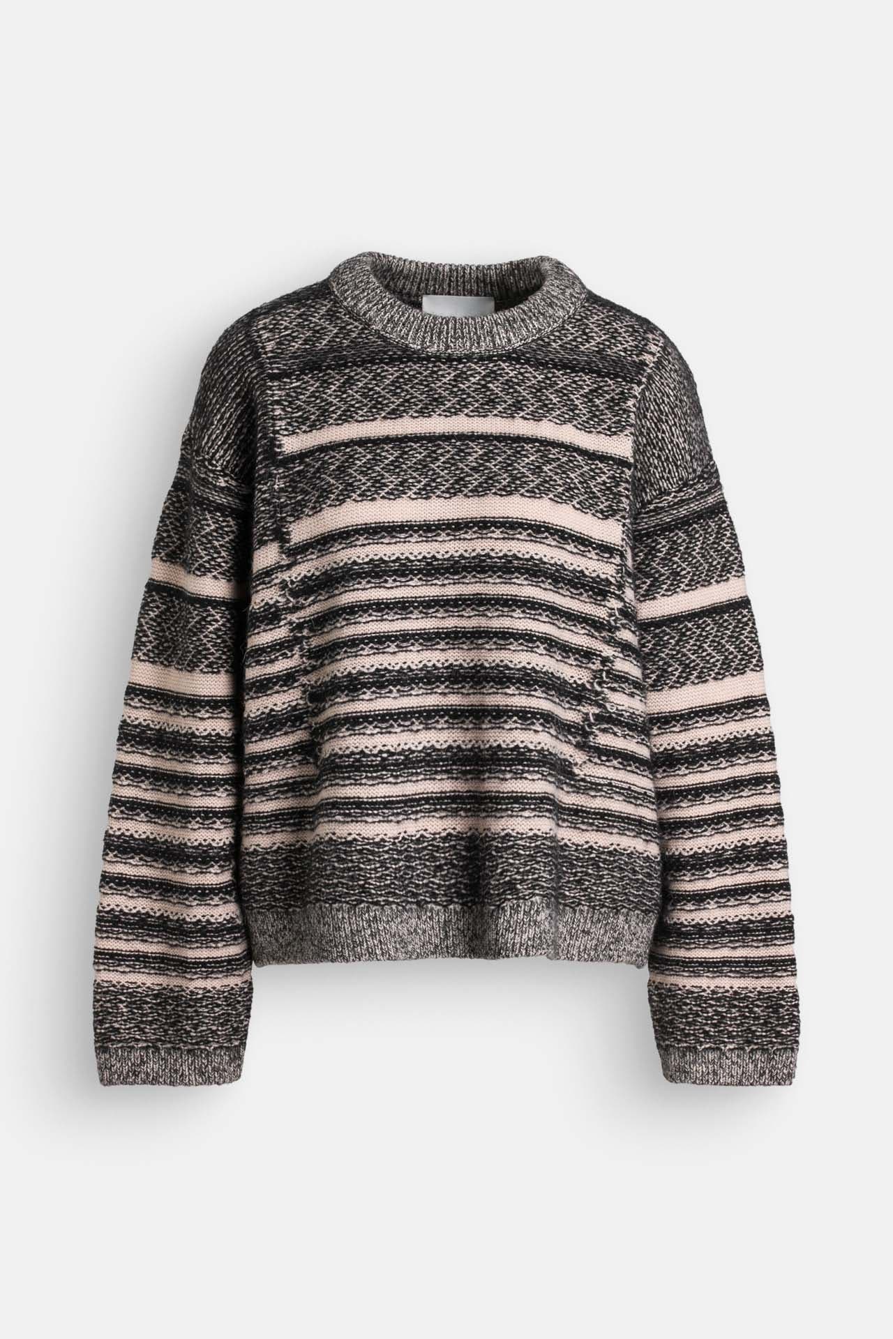 CLOSED Wollmix-Pullover gemustert, Bild 1