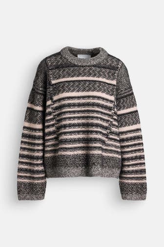 CLOSED Wollmix-Pullover gemustert