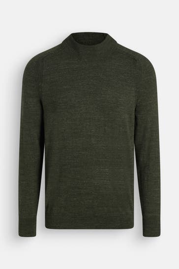 OLYMP Strickpullover dunkelgrün