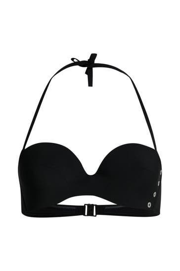 PASSIONATA Bikini-Oberteil schwarz
