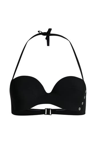 PASSIONATA Bikini-Oberteil schwarz