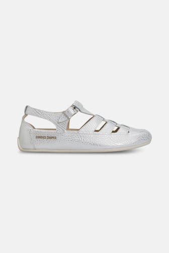 CANDICE COOPER Sandalen silber