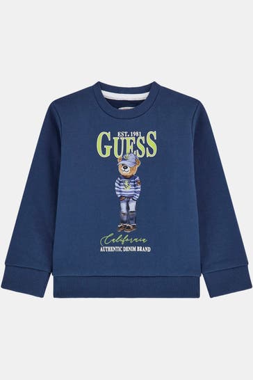 GUESS Sweatshirt 'Active' graublau