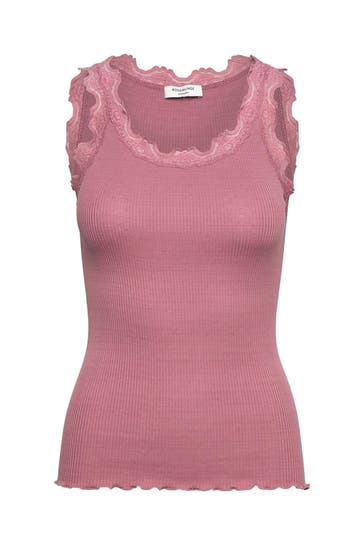 ROSEMUNDE Seidenmix-Top altrosa