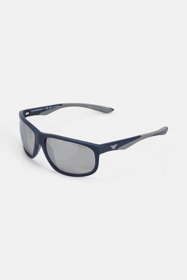 EMPORIO ARMANI Sonnenbrille 'Injected' schwarz