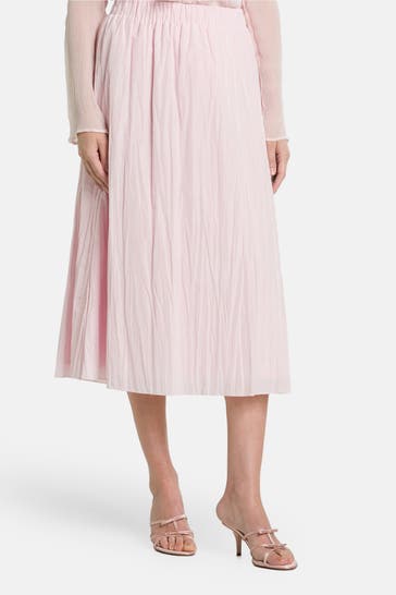 RIANI Pink Midi Skirt