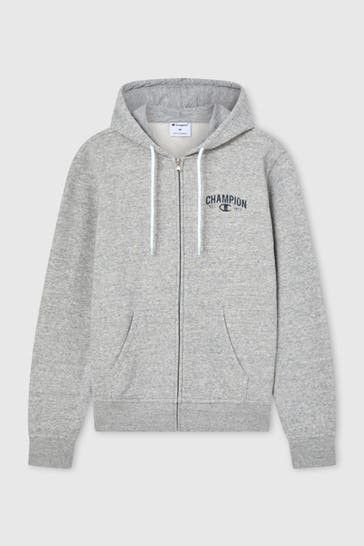 CHAMPION Sweatjacke hellgrau