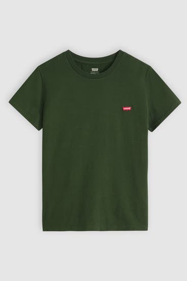 LEVI'S® - T-Shirt 'Mountain View' tannengrün