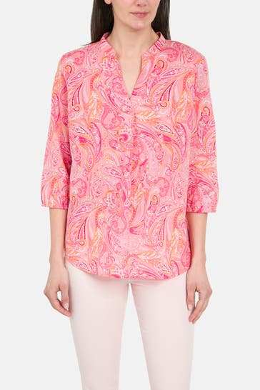 BETTY BARCLAY Tunika lachs gemustert