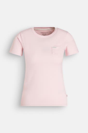 GUESS T-Shirt hellrosa
