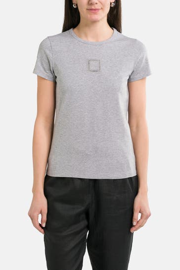 BOSS T-Shirt hellgrau