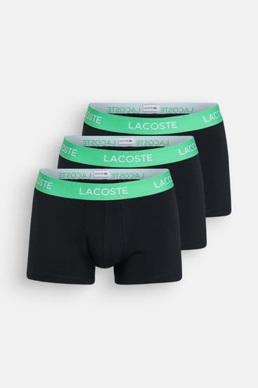 LACOSTE - 3er-Pack Boxer Trunks schwarz