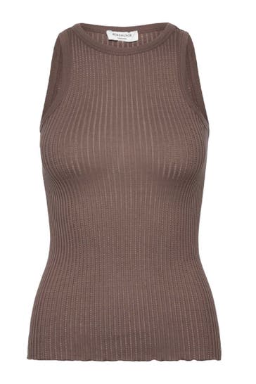 ROSEMUNDE Seidenmix-Top braun