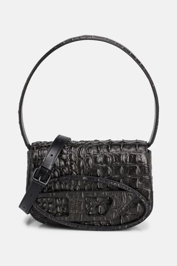 DIESEL Schultertasche schwarz