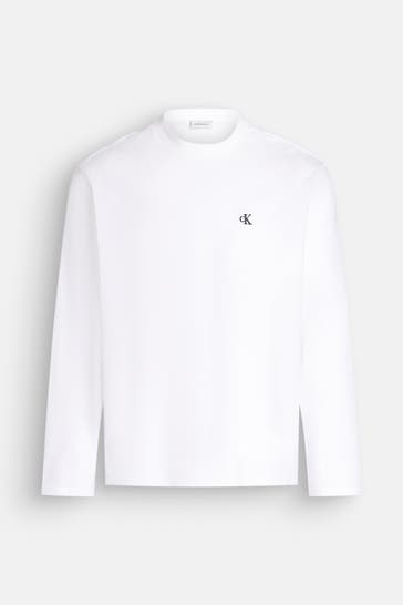 CALVIN KLEIN Longsleeve weiß