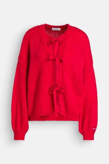 OH APRIL Strick-Cardigan 'Yara' rot
