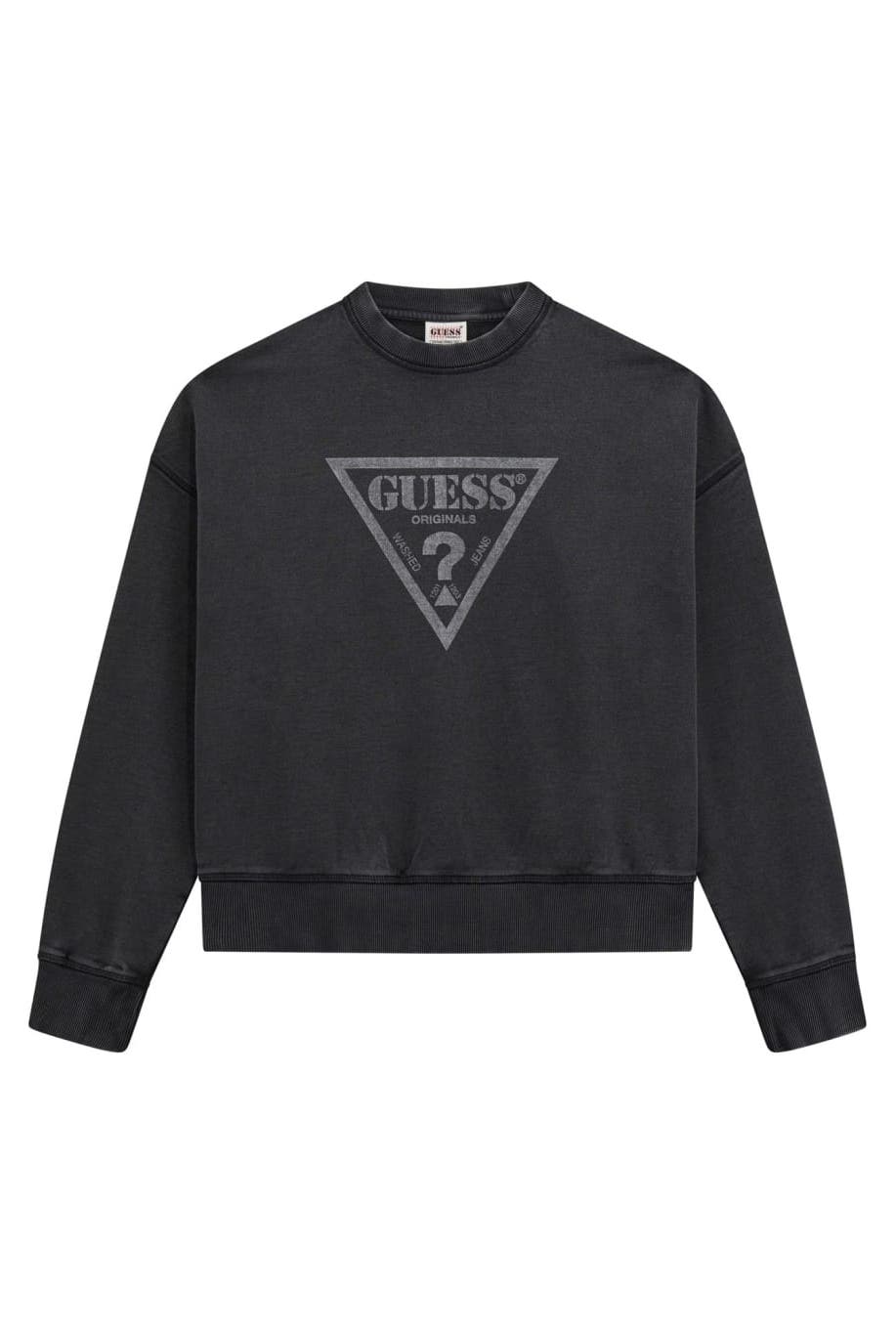 GUESS Sweatshirt 'Vintage Triangle' anthrazit, Bild 1