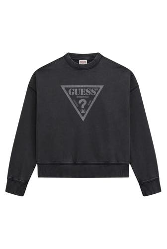 GUESS Sweatshirt 'Vintage Triangle' anthrazit