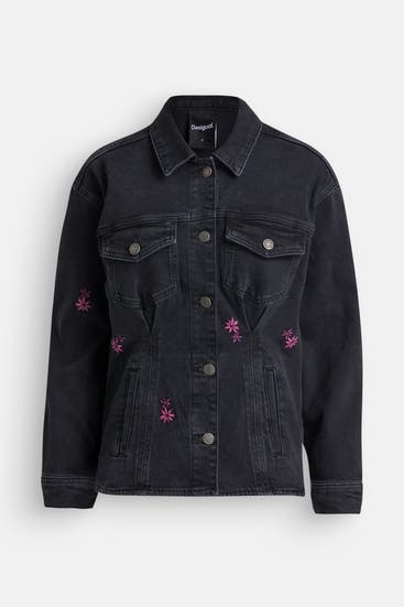DESIGUAL - Jeansjacke 'Arkansas' schwarz