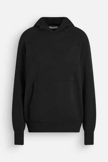 REPLAY Strick-Hoodie schwarz