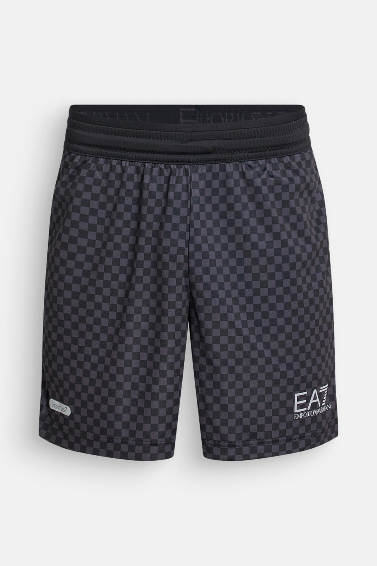 EA7 Shorts schwarz kariert, Bild 1