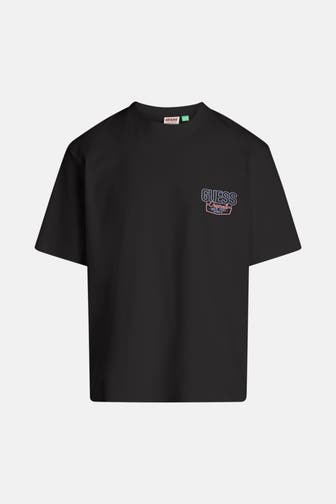 GUESS T-Shirt schwarz