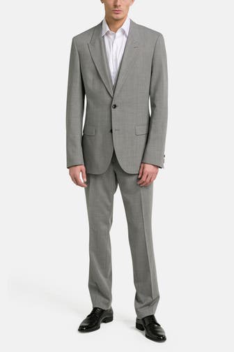 HUGO Schurwollmix-Anzug 'Henry' grau